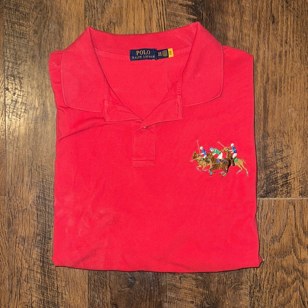 Triple Pony Mesh Polo by Ralph Lauren